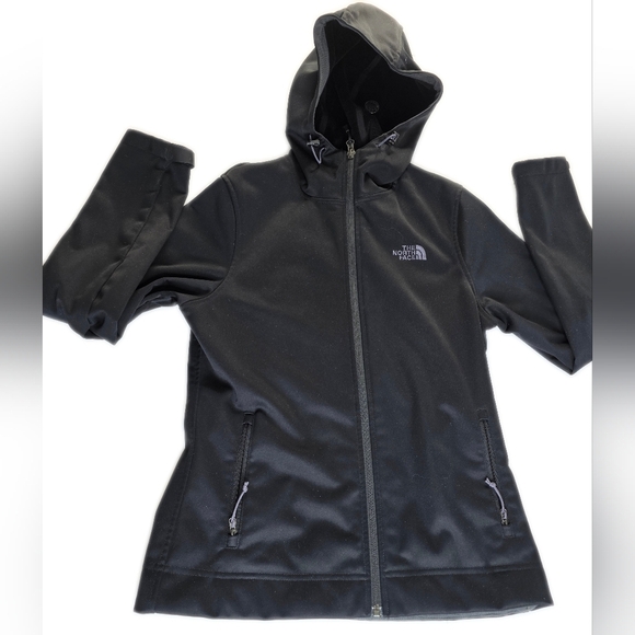 The North Face Womens Hooded  Black Fleece Lined Jacket SM. - Picture 2 of 12